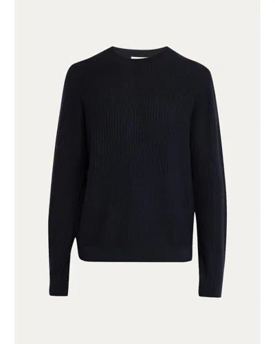 Frame Textured Wool Crewneck Sweater In Animal Print