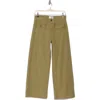 Frame The '70s Patch Pocket Ankle Wide Leg Twill Pants In Washed Summer Sage