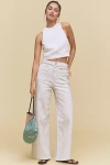 Frame The Anchor High-rise Crop Wide-leg Jeans