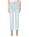 Frame The Anchor Jeans In Float Raw In Blue