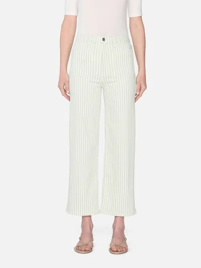FRAME THE ANCHOR PANT IN SEAMIST STRIPE