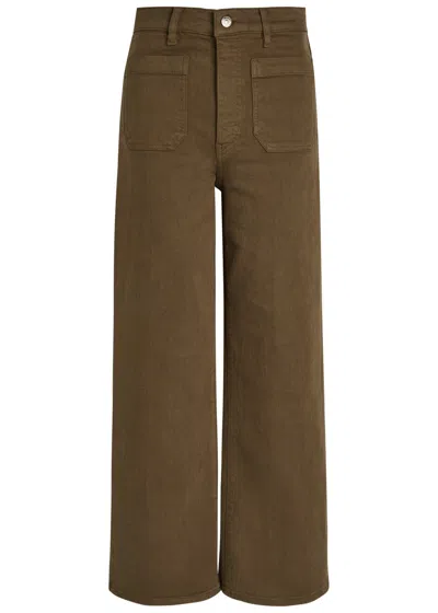 Frame The Anchor Straight-leg Jeans In Brown