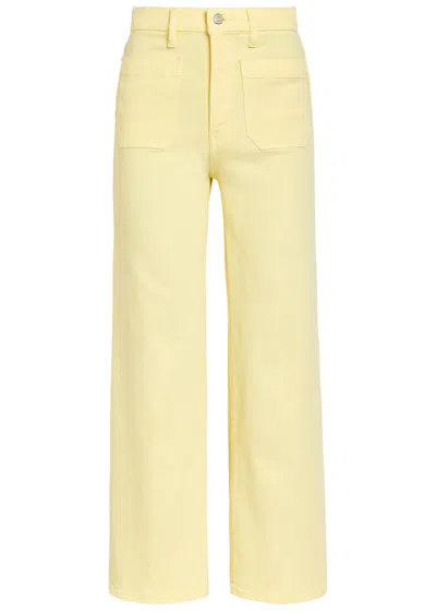 Frame The Anchor Straight-leg Jeans In Yellow