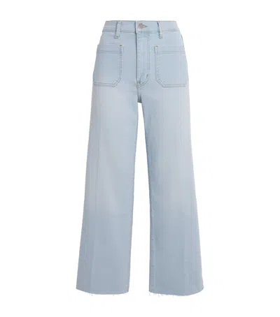 Frame The Anchor Wide-leg Jeans In Blue