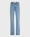 Frame Denim The 70s Crop High-rise Bernadette Bootcut Jean In Leela