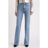 Frame Denim The 70s Crop High-rise Bernadette Bootcut Jean In Leela