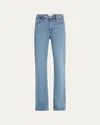 Frame Denim The 70s Crop High-rise Bernadette Bootcut Jean In Leela