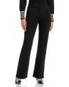 Frame The Arrow High Rise Bootcut Jeans In Black In Black