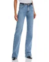 Frame Denim The 70s Crop High-rise Bernadette Bootcut Jean In Leela