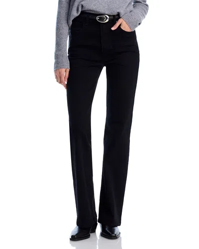 FRAME THE ARROW HIGH RISE STRAIGHT LEG JEANS IN SMOKESCREEN