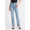 Frame The Arrow High Waist Relaxed Bootcut Jeans In Blue