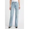 Frame Denim The 70s Crop High-rise Bernadette Bootcut Jean In Dolly