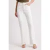 Frame The Pencil Crop High Waist Ankle Slim Straight Leg Jeans In Nude