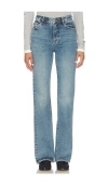 Frame Le Mini Boot Flared Jeans In Blue