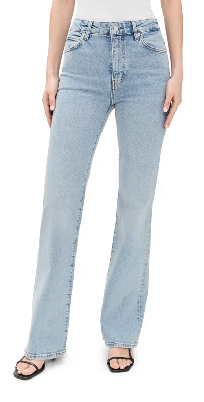 Frame Women's 5-pocket Straight-leg Jeans In Navy