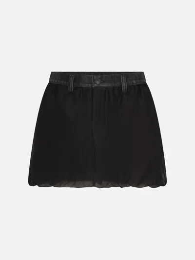 Frame The Atelier Vignette Skirt In Black