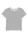 Frame The Baby Tee In Navy Multi In Multi