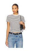 Frame The Baby Tee In Animal Print