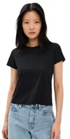 Frame The Baby Tee In Black