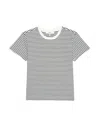 Frame The Baby Tee In Navy Multi In Multi