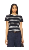 Frame The Baby Tee In Navy