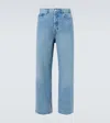 Frame The Baggy High-rise Wide-leg Jeans In Blue
