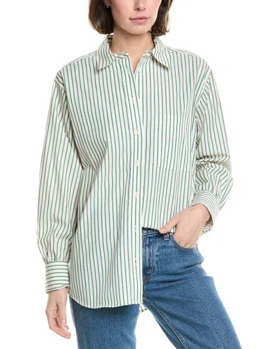 Frame The Barrow Pocket Shirt In Green