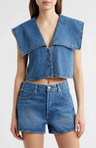 Frame The Bib Denim Top