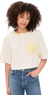 Frame The Bodega Tee Lemon Multi In Multi