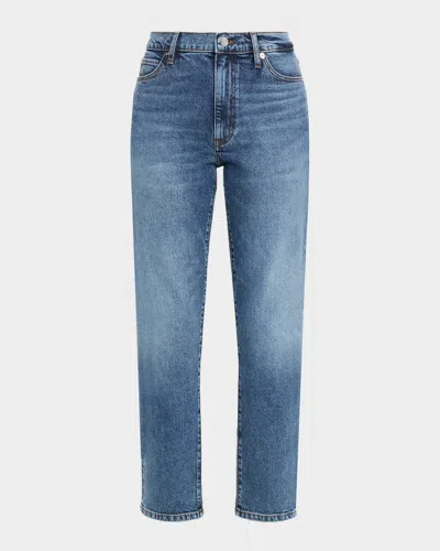 Frame The Borrowed Ankle Jeans In Blue