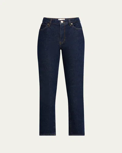 Frame The Borrowed Ankle Jeans In Blue