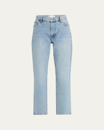 Frame The Borrowed Ankle Jeans In Blue