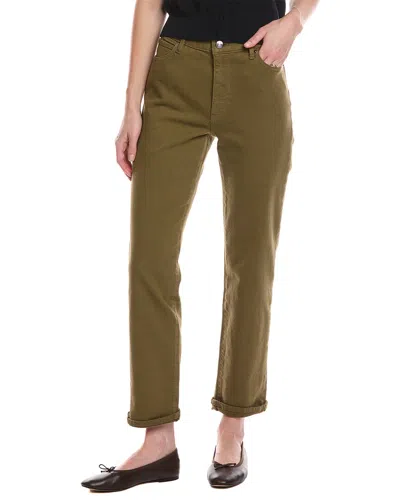 Frame The Borrowed Artichoke Straight Leg Jean In Green