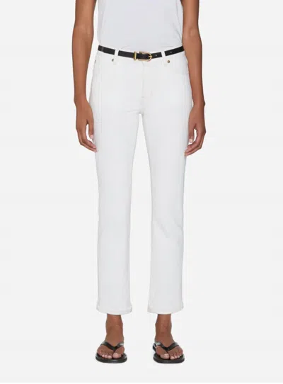 Frame The Borrowed Boyfriend Jean In Au Natural Clean In White