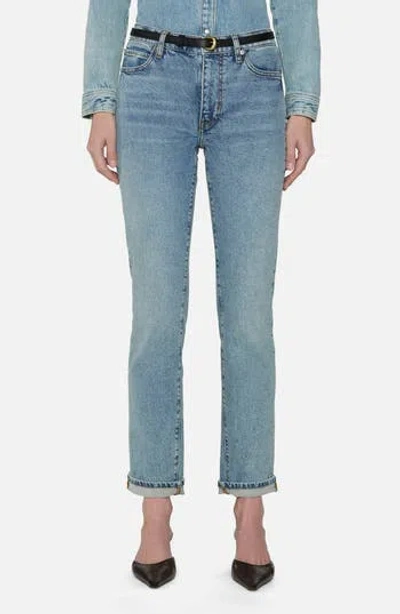 FRAME FRAME THE BORROWED MID RISE BOYFRIEND JEANS
