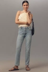 Frame The Borrowed Mid-rise Straight-leg Jeans