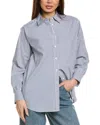 Frame The Borrowed Shirt In Dchm In Blue