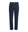 Frame The Borrowed Straight Jeans In Blue