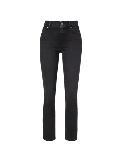 Frame The Borrowed Straight-leg Jeans In Black
