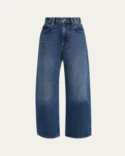 Frame The Bow Crop Jeans In Obscura