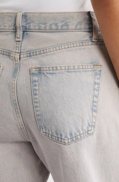 Frame The Bow High Waist Barrel Jeans In Purple