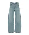 Frame Sky Blue Regular Jeans In Green
