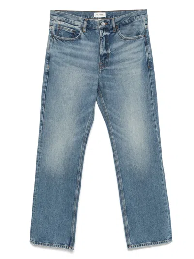 Frame Modern Straight Jeans In Blue