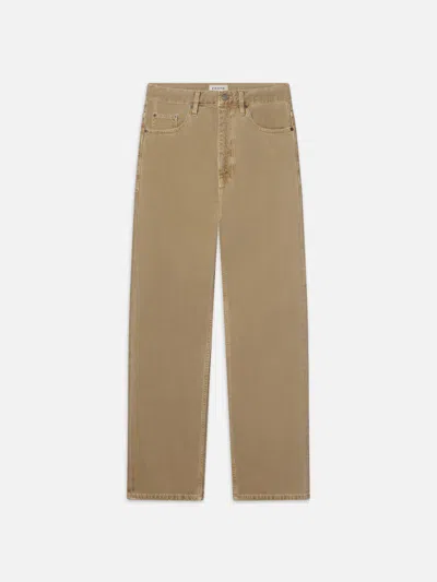 Frame The Boxy Jeans In Brown