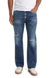 Frame The Boxy Straight-leg Distressed Jeans In Whistler Destruct