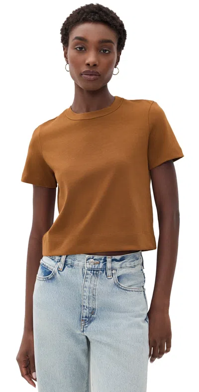 Frame The Boxy Tee Bronze In Multi