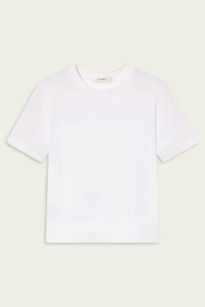 Frame The Boxy Tee In White