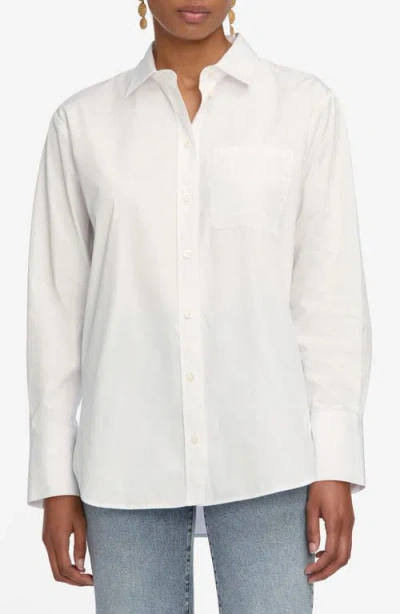 Frame The Boy Cotton Button-up Shirt In White