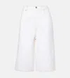 Frame The Boy High-rise Denim Shorts In White