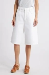 Frame The Boy Denim Shorts In White